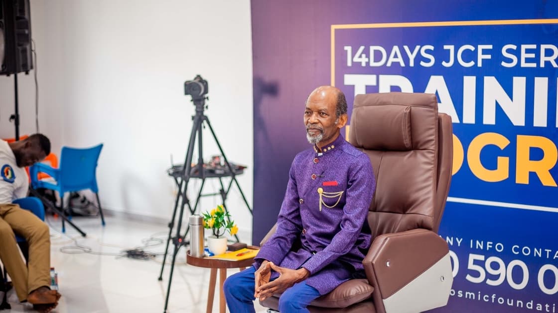 Dr. Baffour Jan at JCF training programme